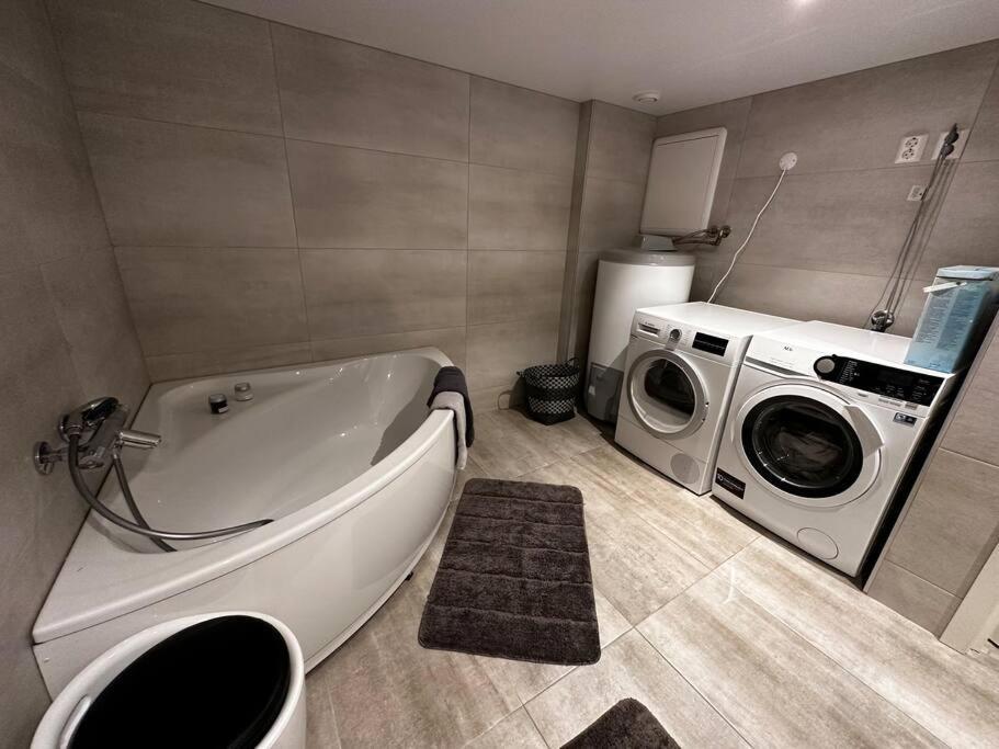 Basement Apartment With Parking Олесунн Экстерьер фото